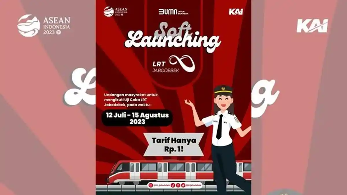 Cara Daftar, Syarat, Rute Perjalanan dan Link Pendaftaran Uji Coba LRT Jabodetabek Rp 1
