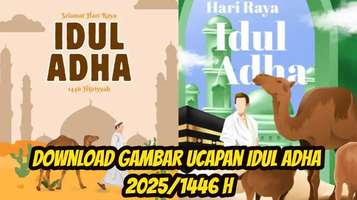 100 Download Gambar Ucapan Idul Adha 2025/1446 H, Link Unduh Gratis, Bisa Dikirim ke Keluarga