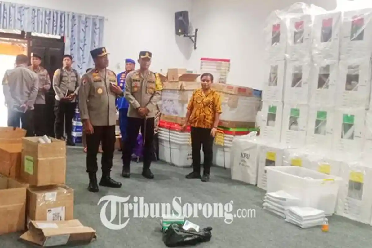 Surat Suara Tambrauw Nyasar di TPS Kampung Foley Raja Ampat, Proses Pemilihan Tetap Berlangsung