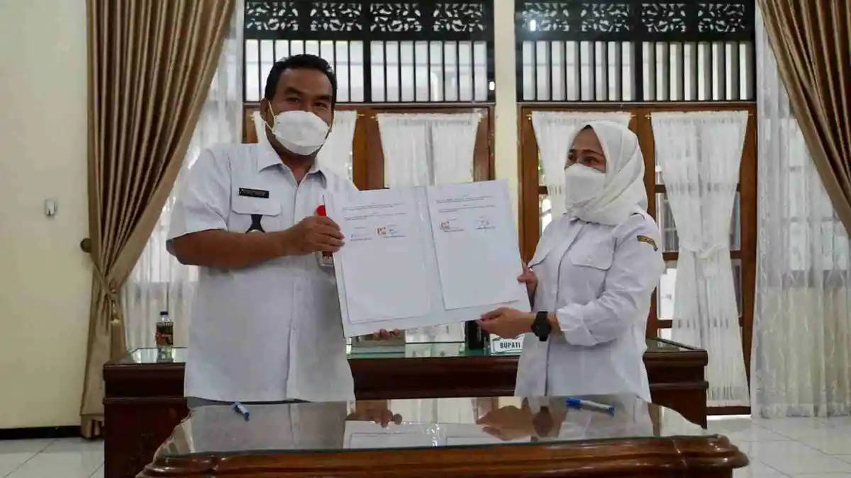 Teken NPHD, Bupati Blora Ajukan Bantuan Pembangunan Jalan ke Bojonegoro