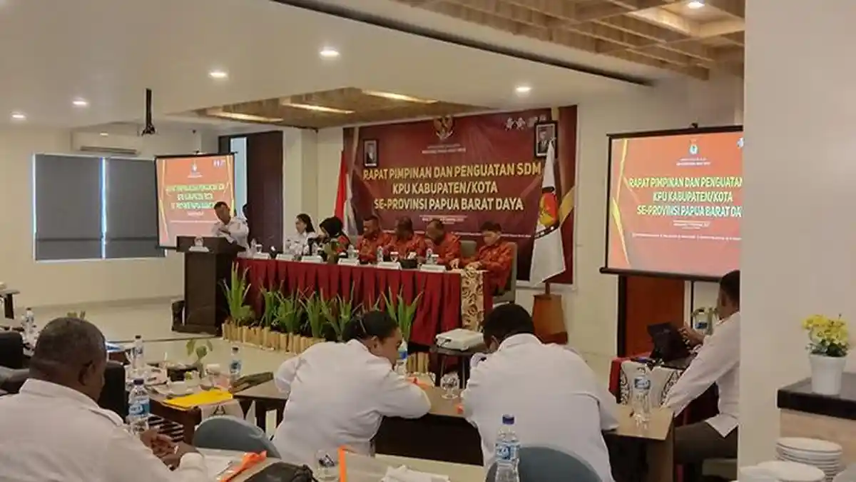 KPU Papua Barat Daya Gelar Penguatan SDM, Ini Tujuannya