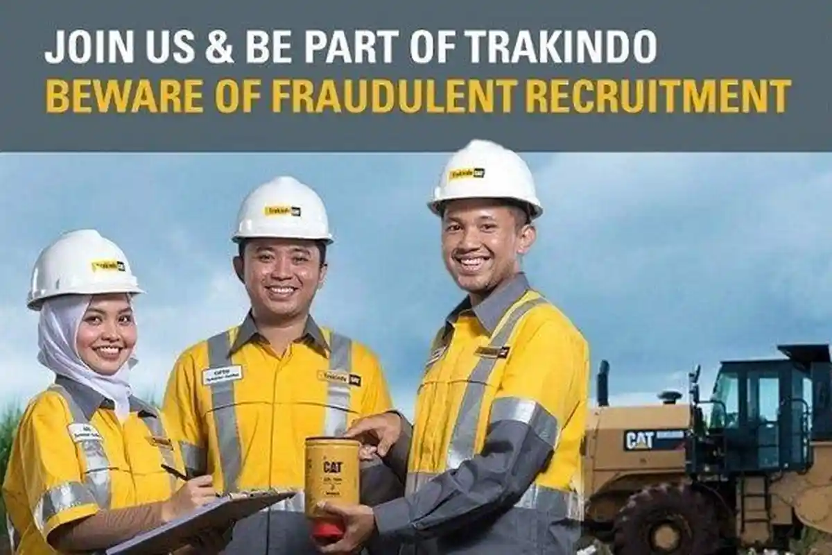 Trakindo Buka 31 Lowongan Kerja untuk Lulusan SMK hingga S1, Ini Posisi dan Syaratnya
