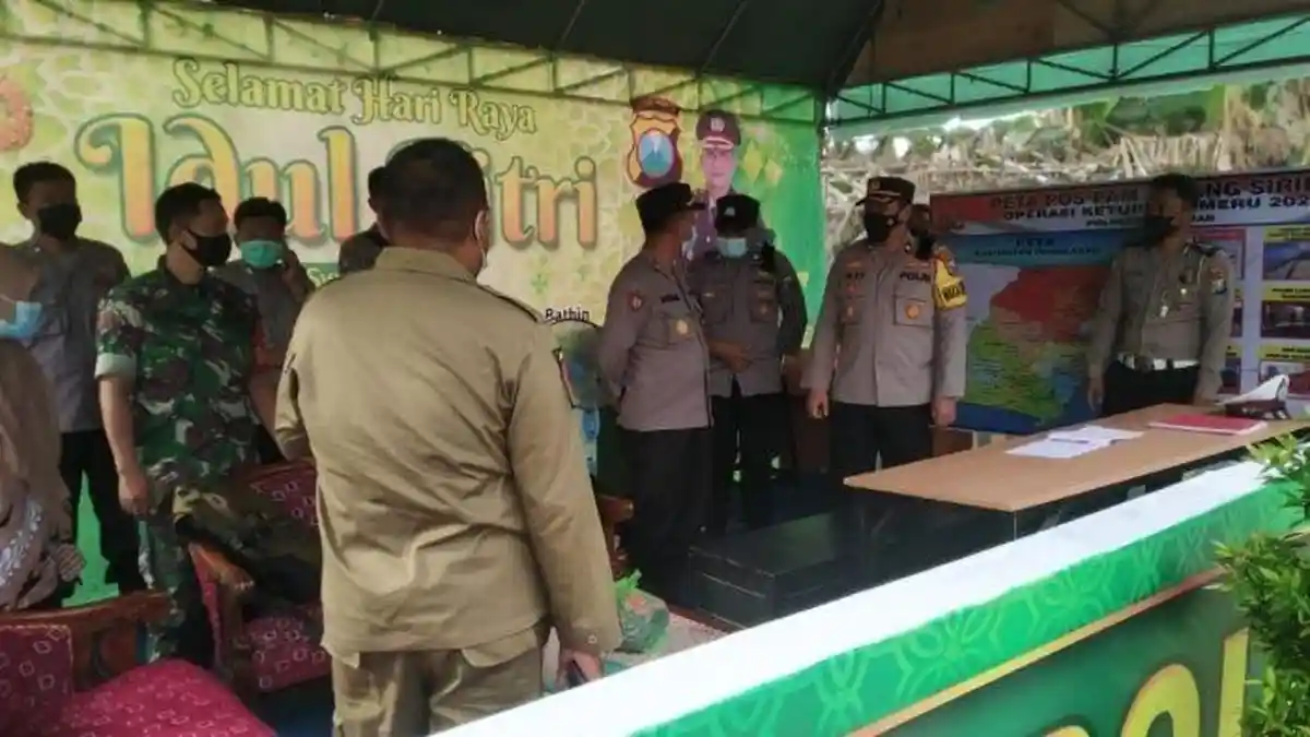 Wakapolres Pamekasan Cek Semua Pos Pengamanan dan Pos Pelayanan Jelang Hari Raya Idul Fitri