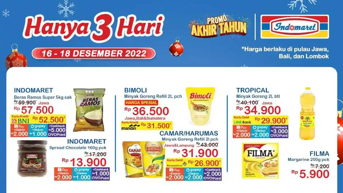 Promo Indomaret Hari Terakhir 18 Desember 2022, 3 Sikat Gigi  Formula Rp9.900, Kapal Api Rp6.100