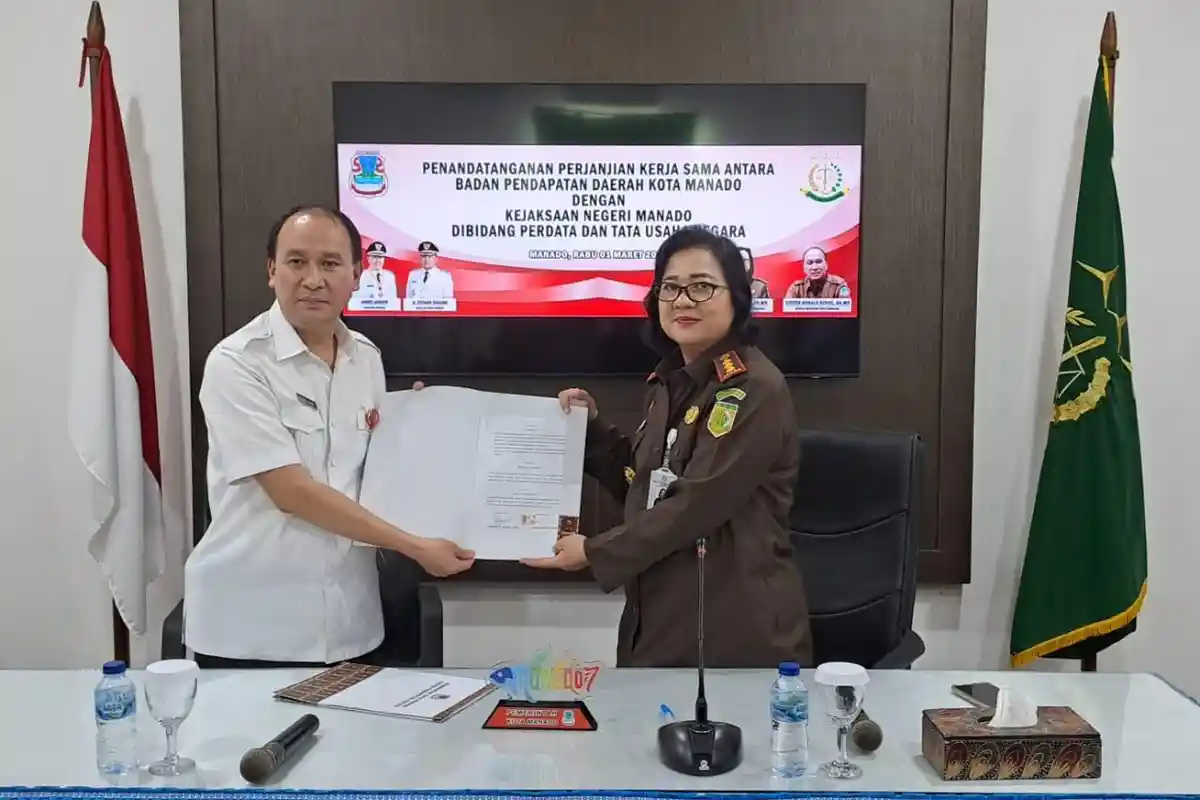 Tingkatkan PAD, Bapenda Kerja Sama dengan Kejari Manado Sulawesi Utara