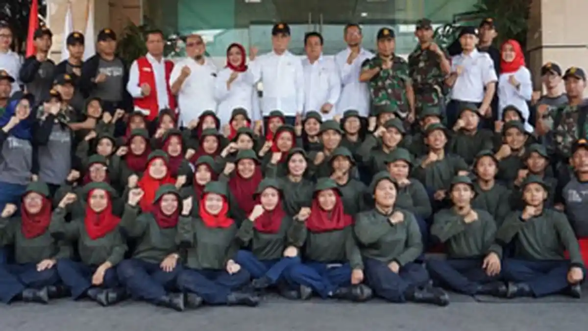 PMI Jakpus Kukuhkan Anggota Muda Korps Sukarela Angkatan XV