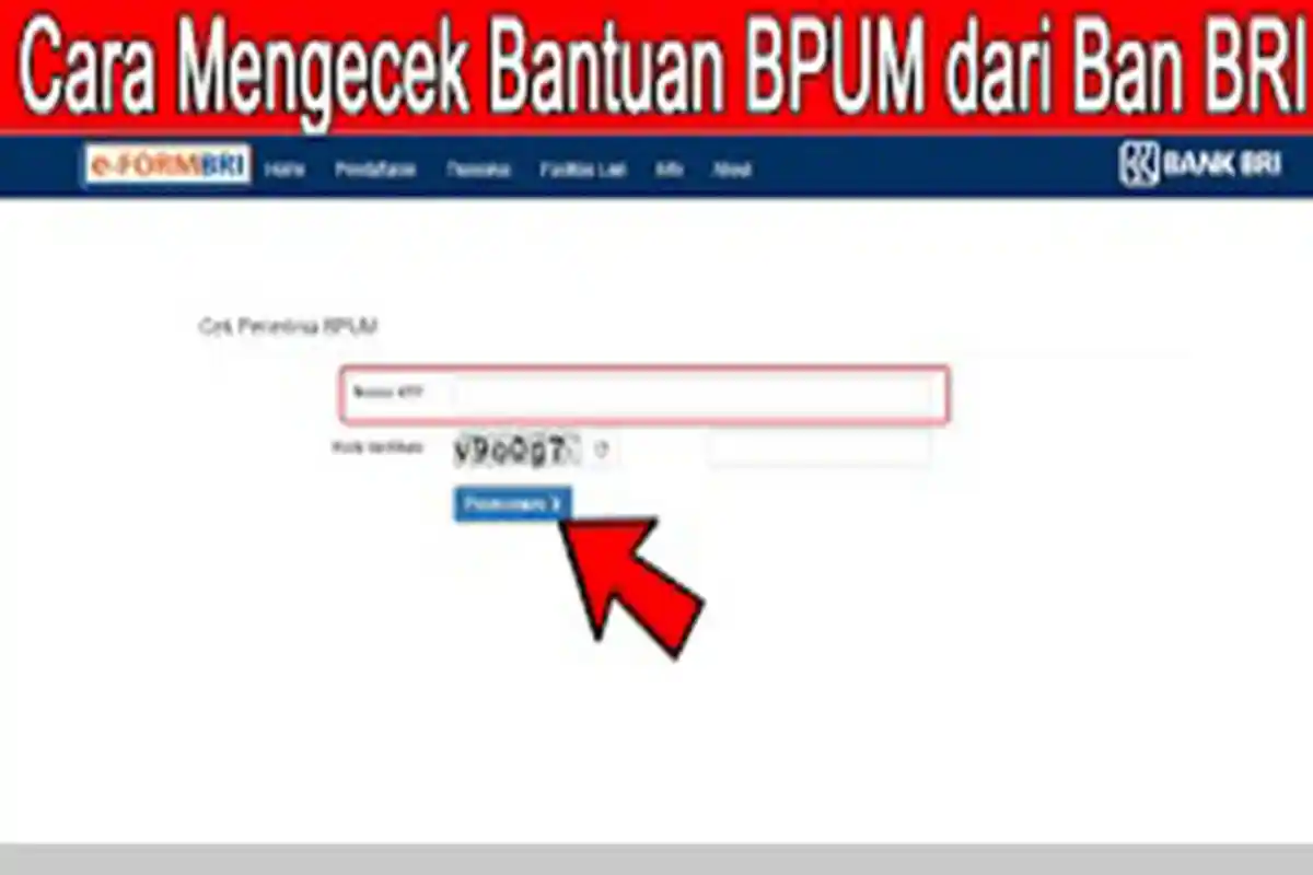 Cek Bantuan BPUM UMKM E From BRI Login https://eform.bri.co.id/bpum Klaim 2,4 Juta