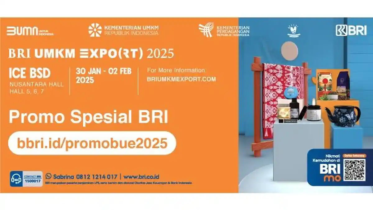 Cek Promo BRI UMKM EXPORT 2025, Ada Diskon hingga 59 Persen!