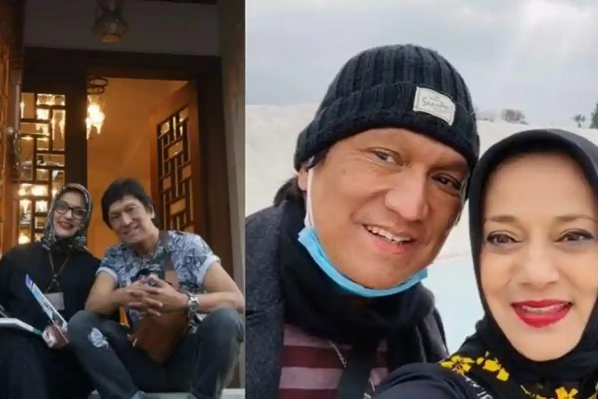 Momen Ikang Fawzi Melepas Kepergian Marissa Haque, Mata Sembab di Depan Jenazah sang Istri