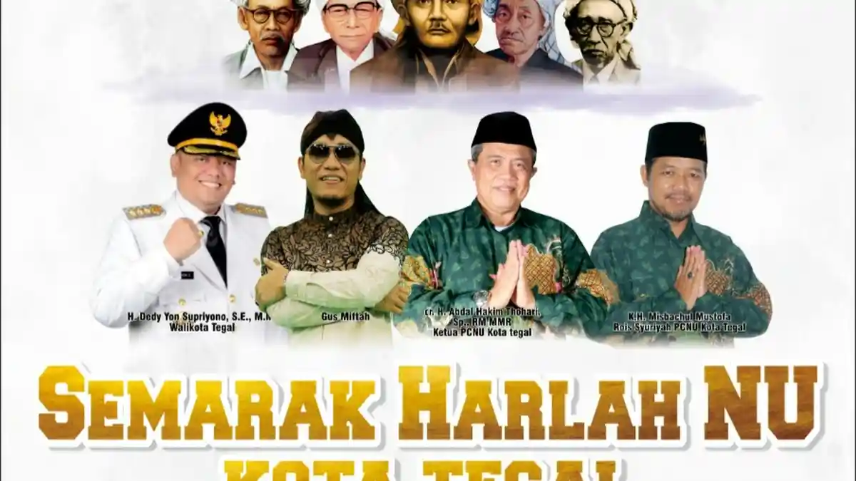 SIMAK! Ini Rangkaian Peringatan 1 Abad NU di Tegal, Besok Ada Bazar Hingga Pengajian Gus Miftah