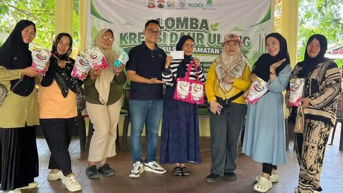 Rappokalling Juara 1 Lomba Kreasi Daur Ulang BSU se-Kecamatan Tallo - Tribun-timur.com