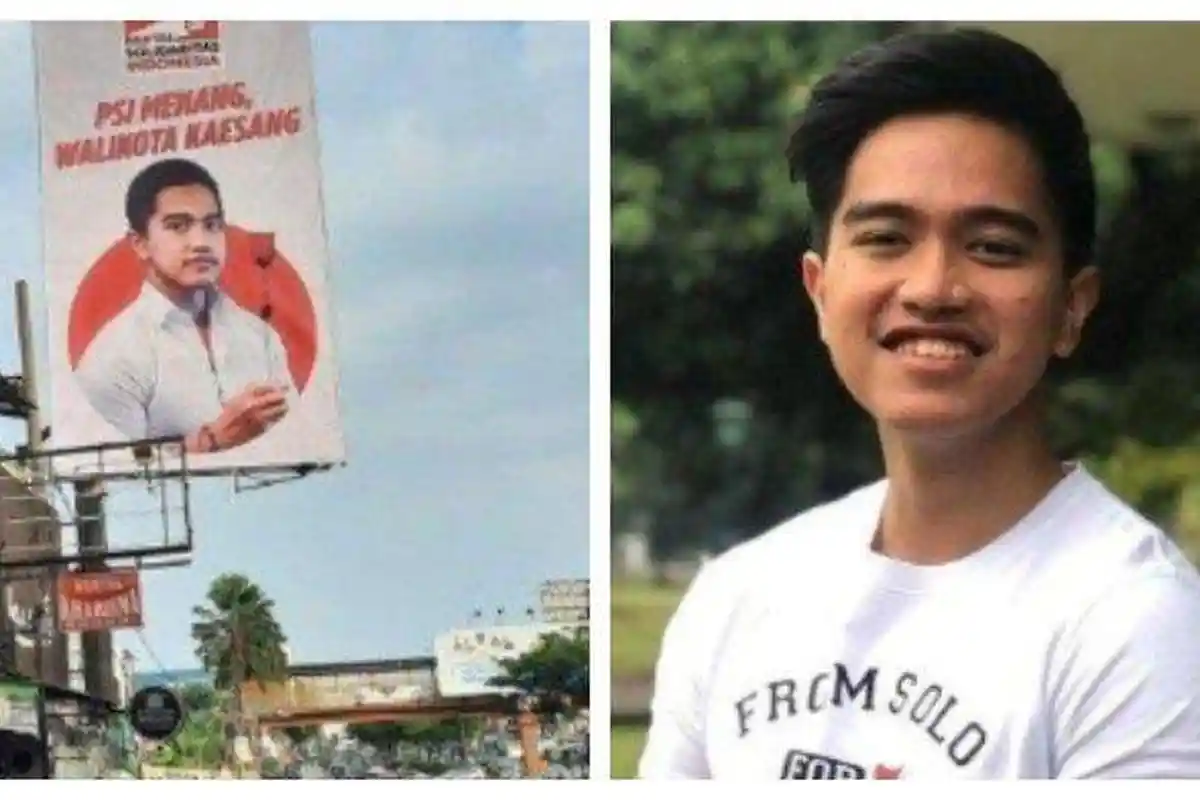 Wajahnya Ada di Baliho Kota Depok, Kaesang Ngaku Ia Sendiri yang Beri Foto, Fix Nyalon Wali Kota?
