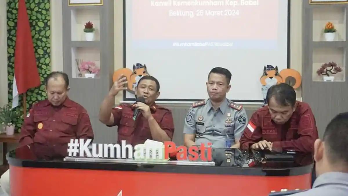 Kunjungi Lapas Tanjungpandan Belitung, Kadivpas Tegaskan Tiga Kunci Pemasyarakatan