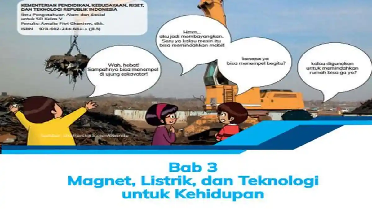 Kunci Jawaban IPAS Kelas 5 SD Kurikulum Merdeka, Manfaat Magnet dalam Kehidupan