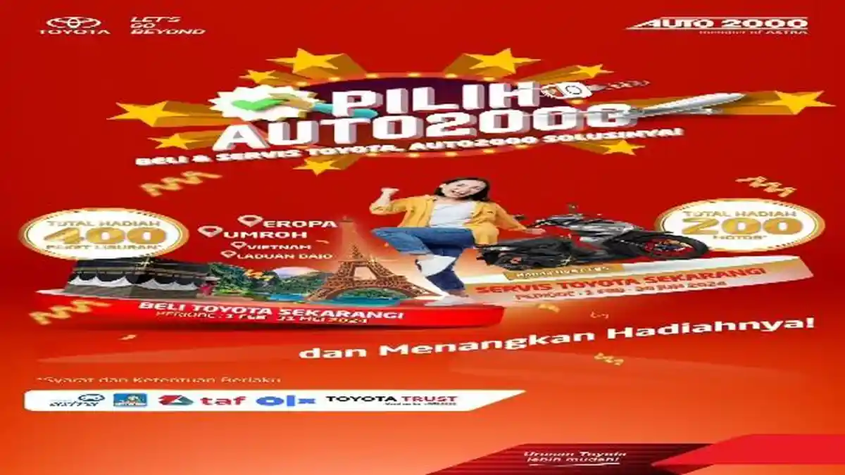 Beli Mobil di Auto2000 Berhadiah Ratusan Trip Liburan ke Eropa dan Umroh