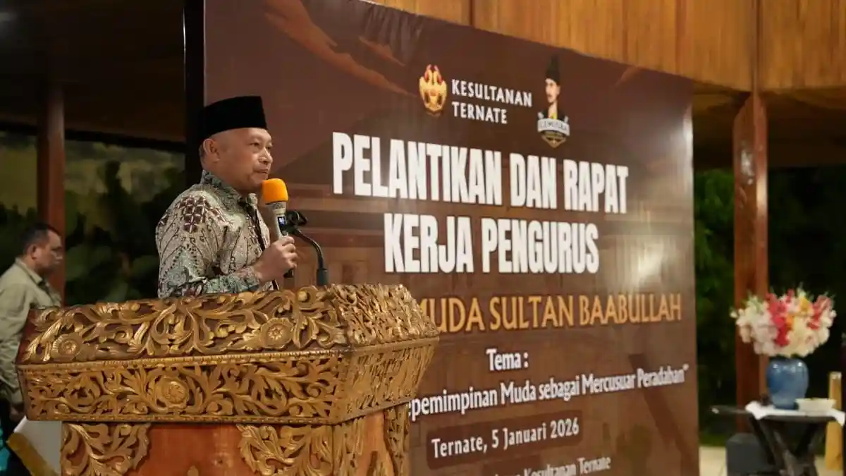PB GEMUSBA 2026 Dilantik di Kedaton Ternate, Sarbin Sehe Tekankan Peran Strategis Pemuda