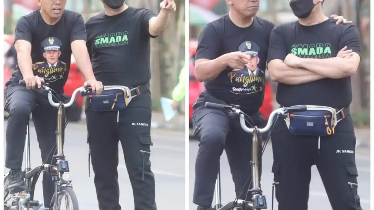 Mayjen Andi Muhammad Rangkul Sekretaris PDIP Sulsel Rudy Pieter Goni, Sesama Alumni Smada Makassar