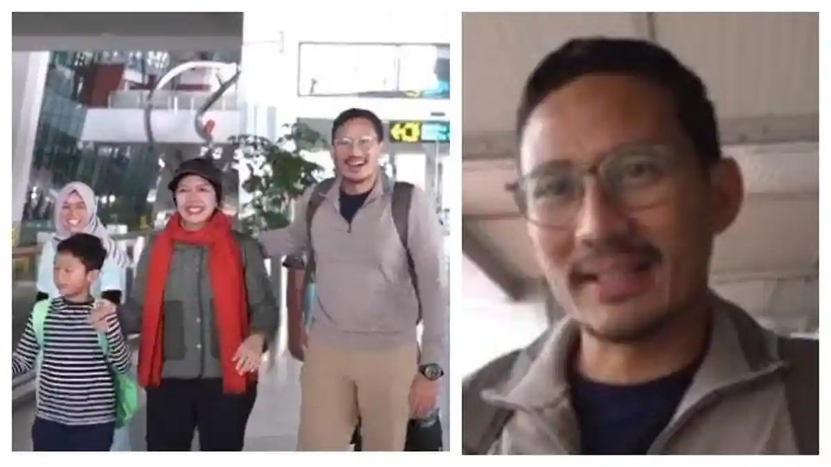 Kumis Tebal 'Papa Online' Sandiaga Uno ini jadi Sorotan Setelah Pulang Liburan di Amerika Serikat