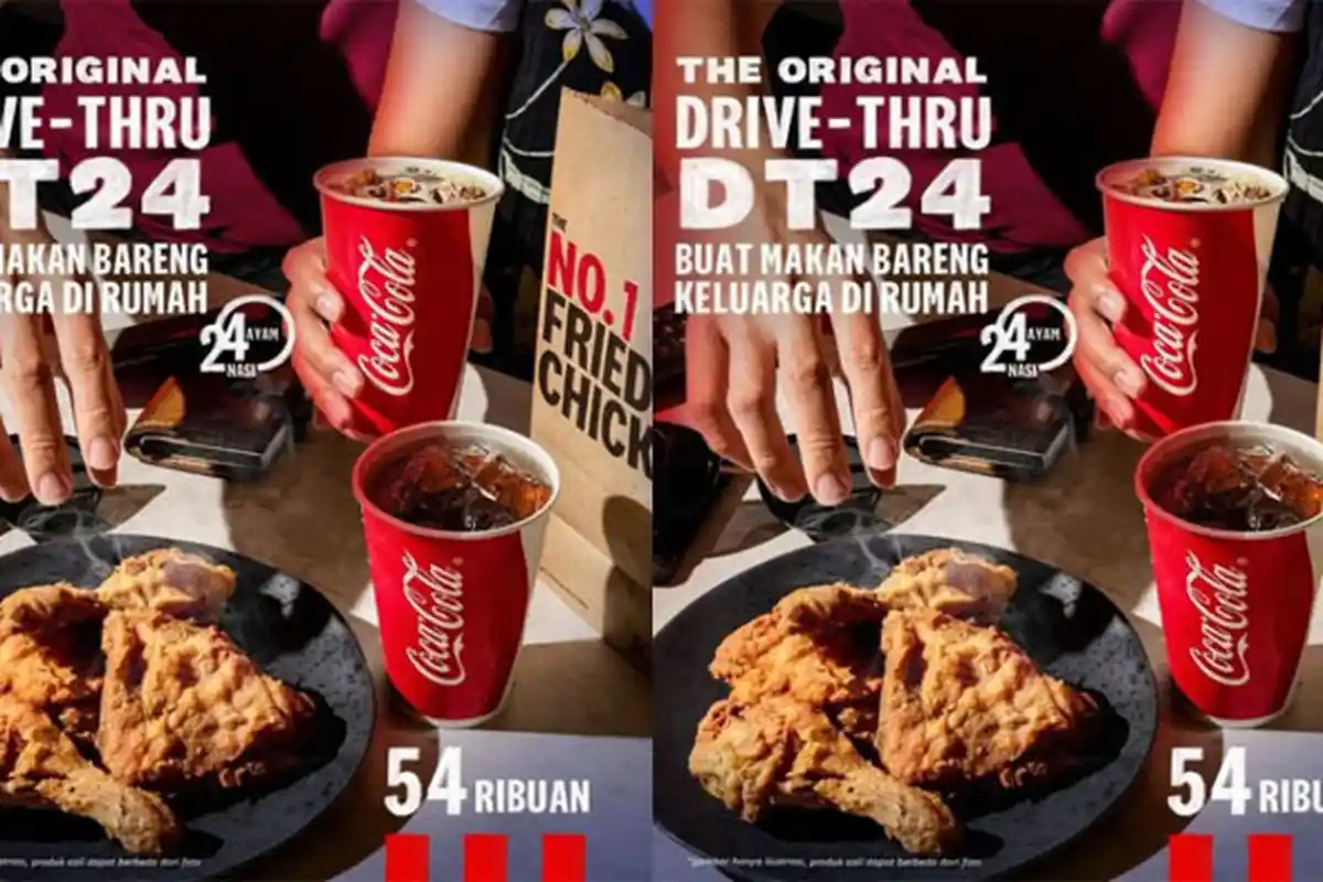 Promo KFC Hari Ini 31 Januari 2022, Nikmati Menu Hemat DT24 Dapat 2 Nasi + 4 Ayam Mulai Rp 54.545