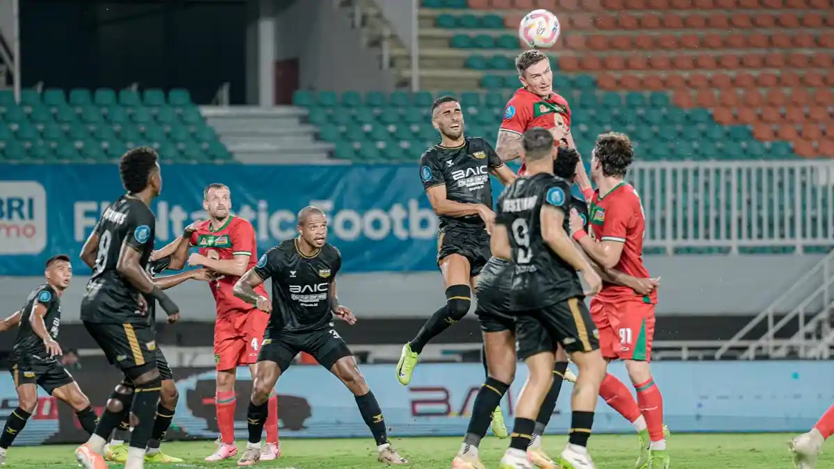 Hasil Babak Pertama Pertandingan Dewa United vs Persebaya: Bajol Ijo Masih Tertinggal