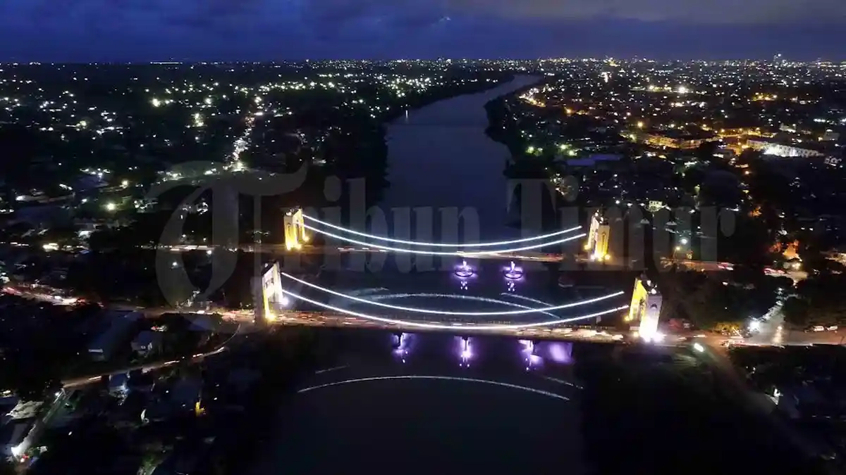 FOTO: Pesona Jembatan Kembar Sungguminasa di Malam Hari - jembatan-kembar_20160226_214136.jpg