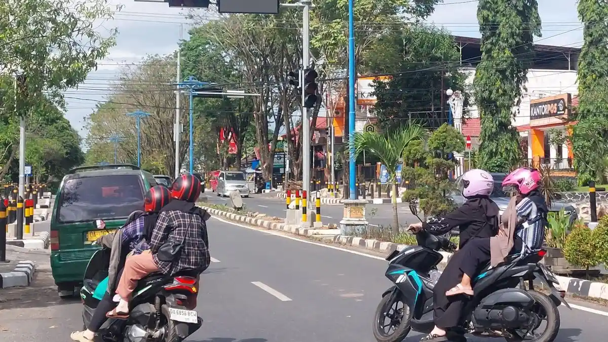 Urai Kemacetan di Panglima Batur, Dishub Banjarbaru Pasang ATCS Dilengkapi Kamera CCTV