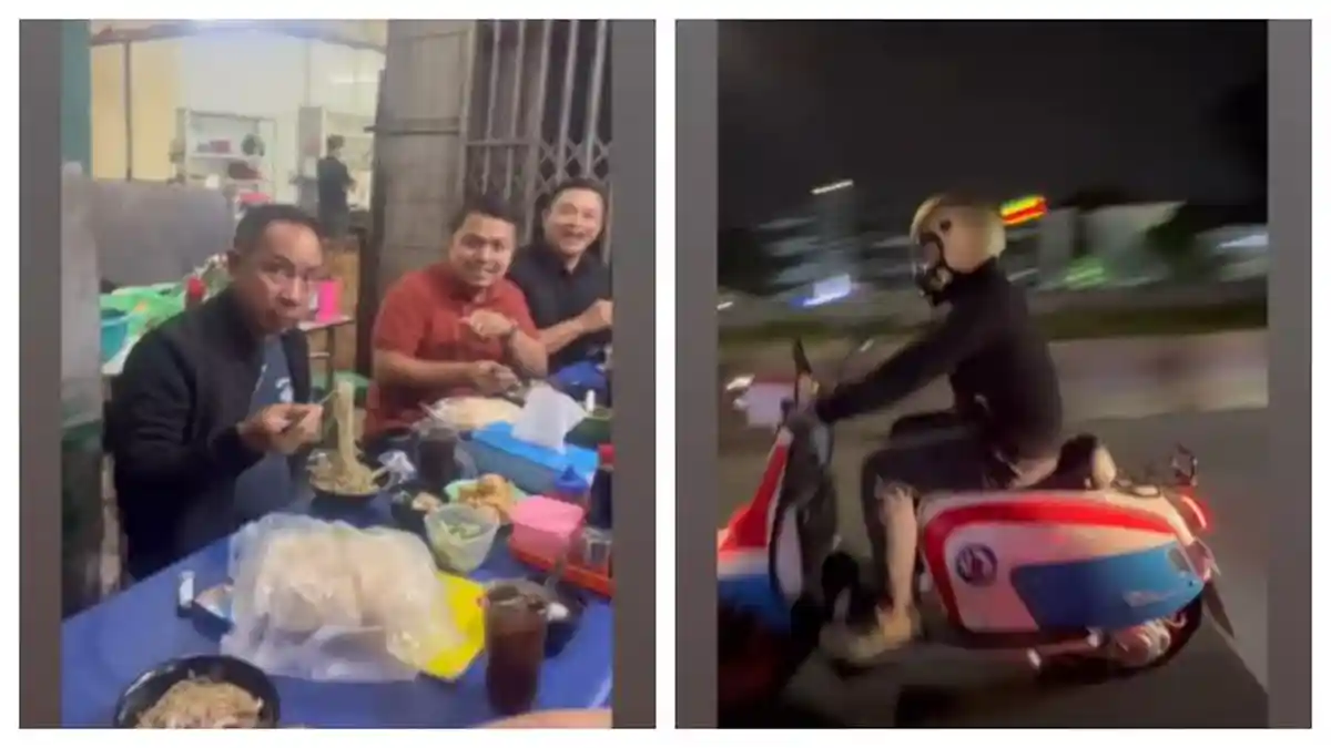 Tak Biasa, Jenderal Bintang 4 Pilih Makan Mie di Pinggir Jalan