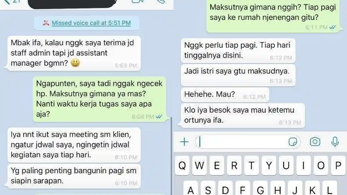 VIRAL - Berniat Lamar Pekerjaan, Gadis Ini Malah Langsung Dilamar Bos Perusahaan