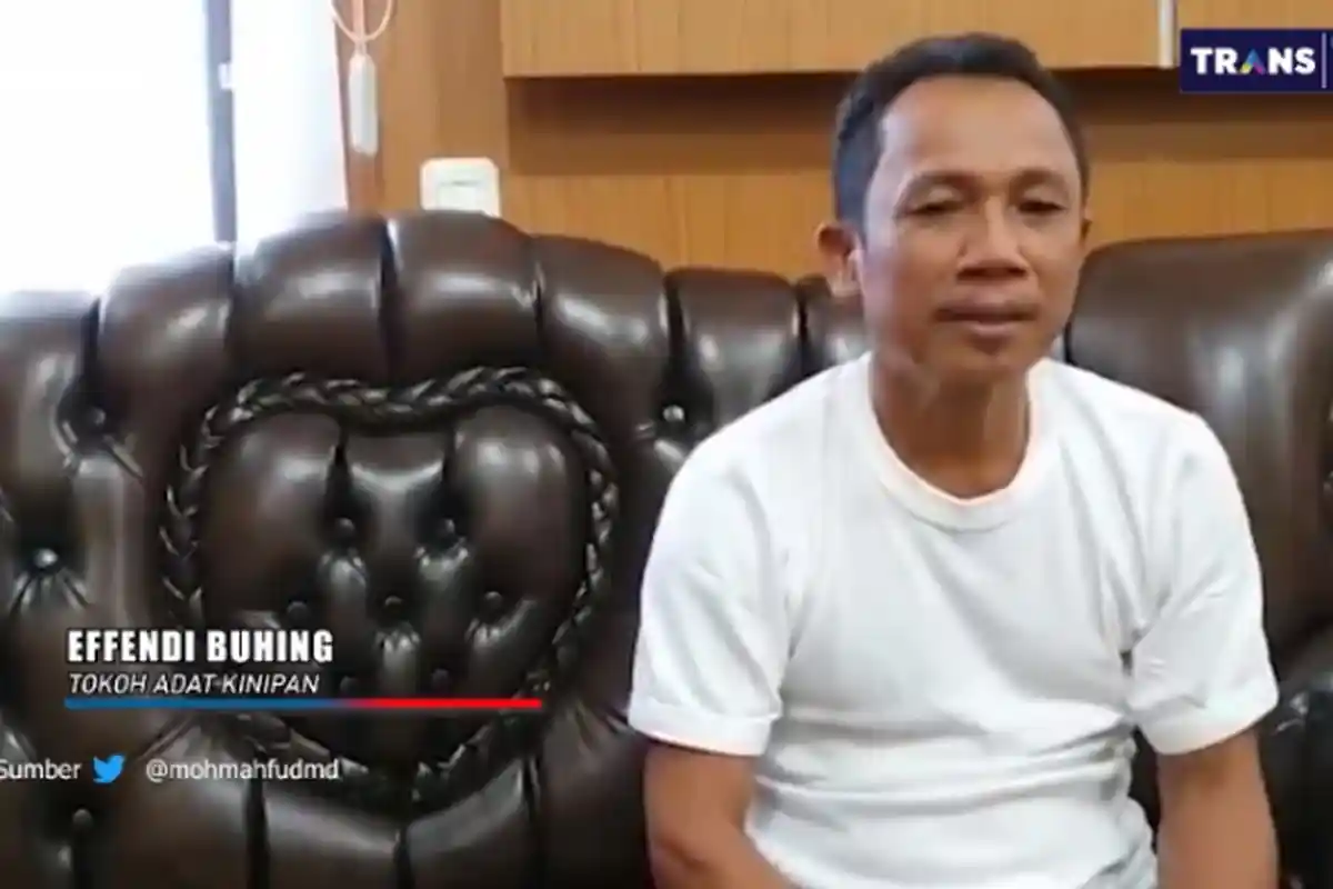 Ditangkap Paksa, Ketua Adat Kinipan Effendi Buhing: Hati Saya Sakit, Diperlakukan seperti Teroris
