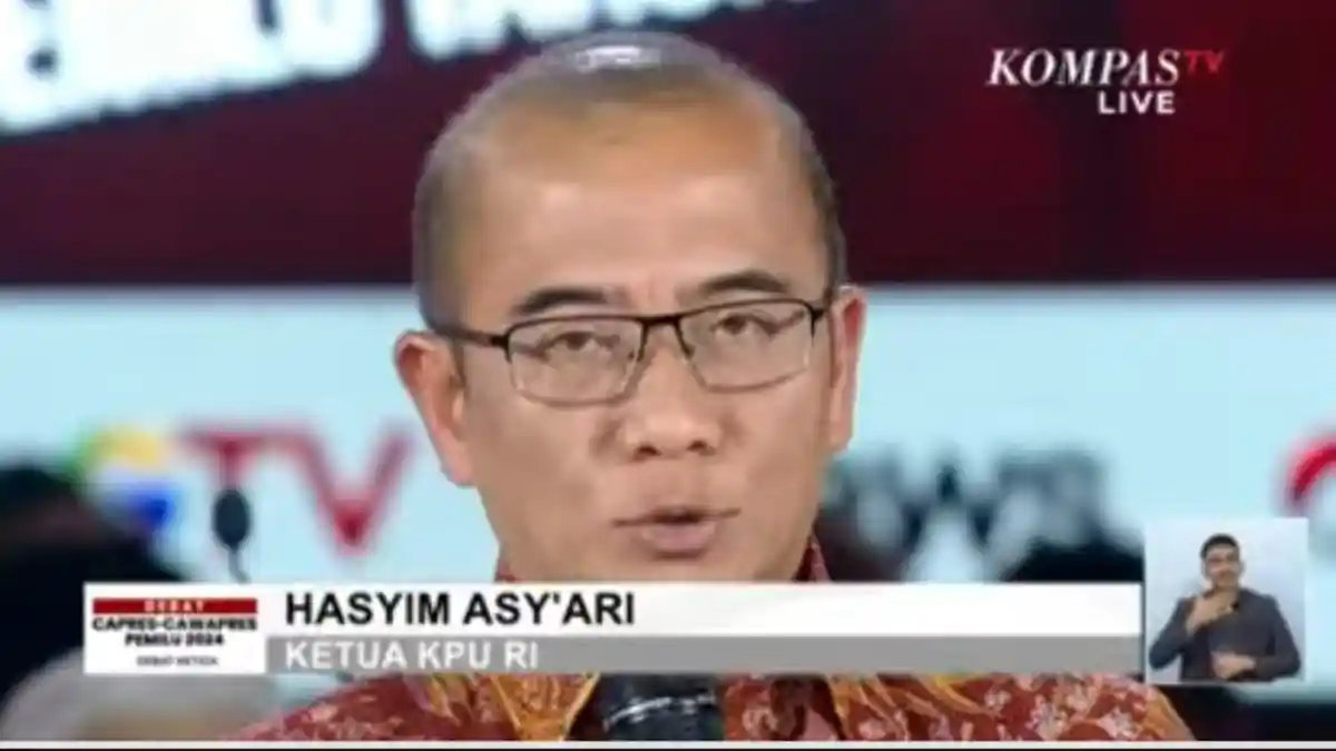 Ketua KPU Hasyim Asy'ari: Debat Capres Bisa Jadi Bahan Pertimbangan memilih