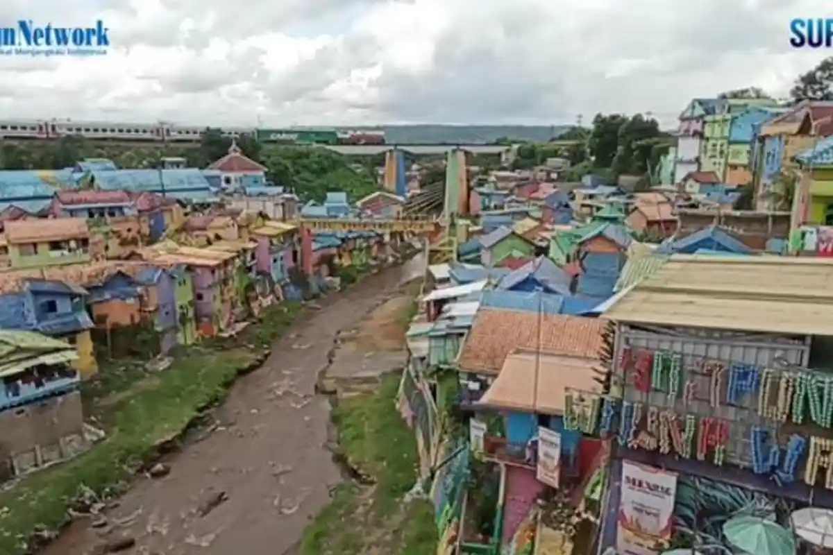 Wisata Malang Terbaru Kampung Warna Warni Jodipan Dulu Viral, Kondisinya Kini Usai  2 Tahun Pandemi