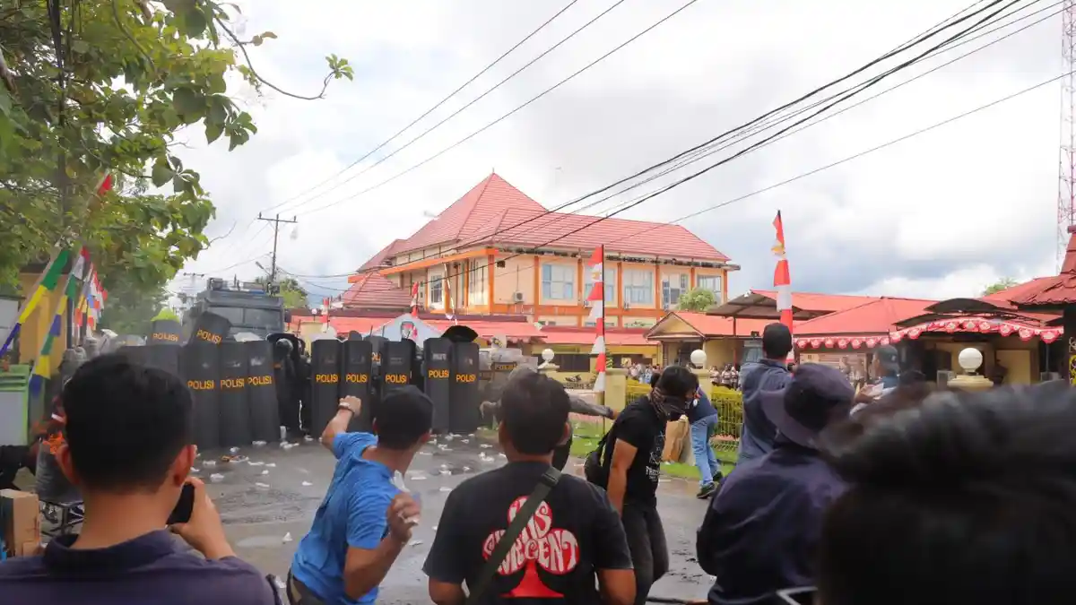Polres Sintang Gelar Simulasi Sispamkota dan Siap Mengamankan Pilkada 2024