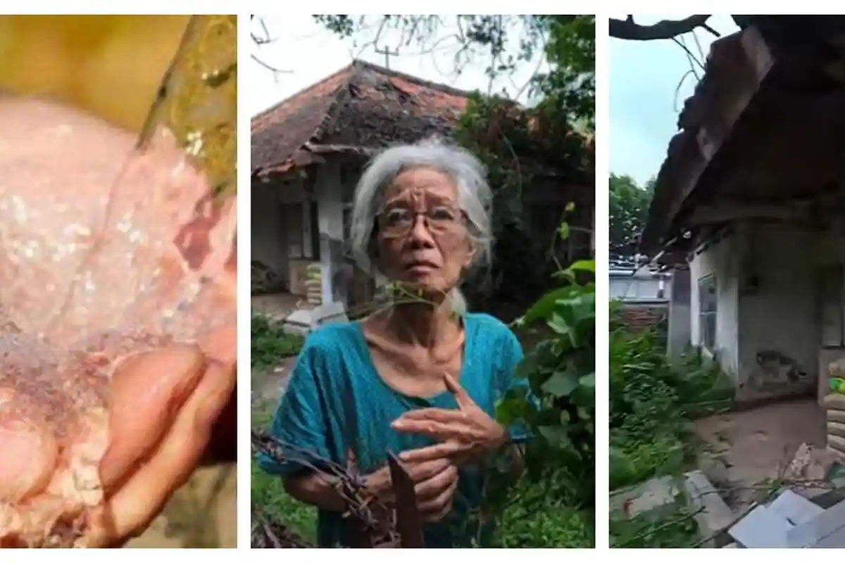 Oma Metia Anak Jenderal Polri Hidup di Rumah Tak Layak, Tak Punya Air Bersih, Mandi dari Air Hujan