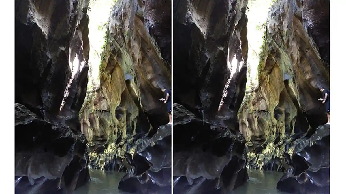 Menelusuri Lekuk-Lekuk nan Indah di Lembah Hidden Canyon, Bali