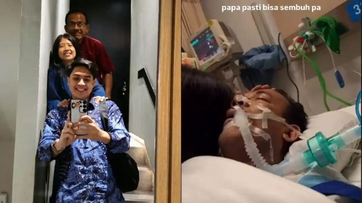 'Papa Ayo Bangun', Tangis Jerome Polin Lihat Ayah Dipasang Ventilator, Kondisinya Kritis, Minta Doa