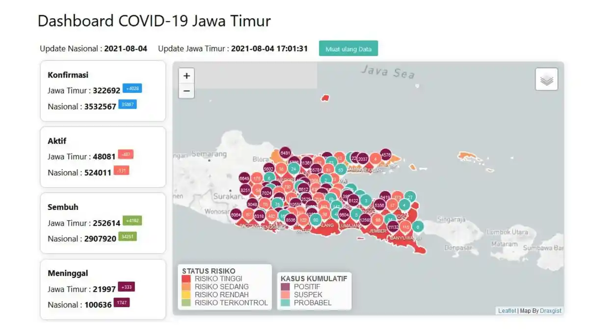 Update Virus Corona Surabaya 4 Agustus 2021: Wagub Emil Dardak Tindak Laporan Bansos PPKM