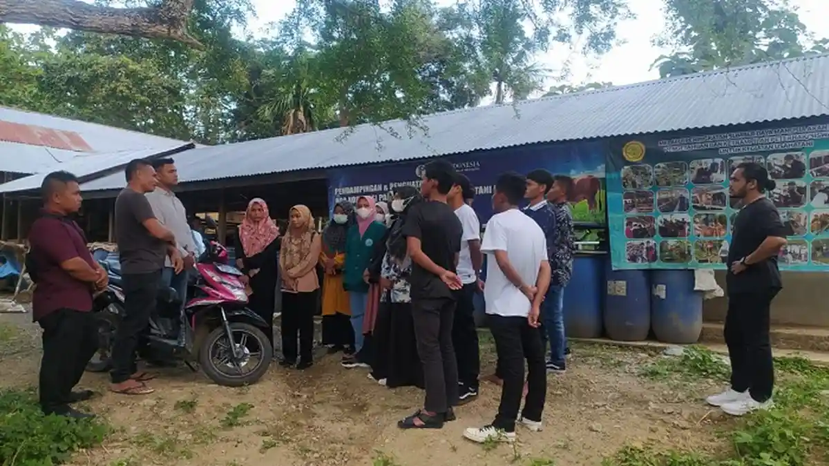 Mahasiswa Faperta UNIKI Bireuen Dalami Bidang Peternakan di BPTU HPT Indrapuri