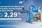 Miliki Rumah Impian dengan Promo KPR BRI HUT ke-129, Bunga Mulai 2,29 Persen