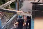 Atap Rumah Kontrakan Warga di Buleleng Roboh Akibat Kebakaran