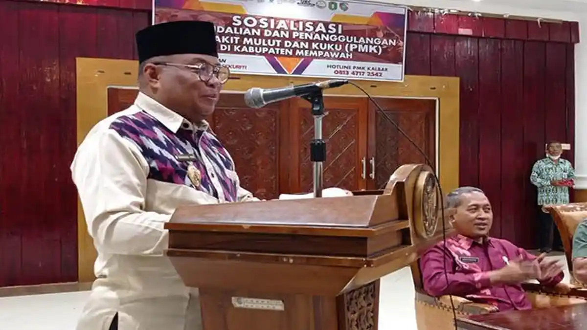 Wabup Muhammad Pagi Buka Sosialisasi Pengendalian dan Penanggulangan PMK