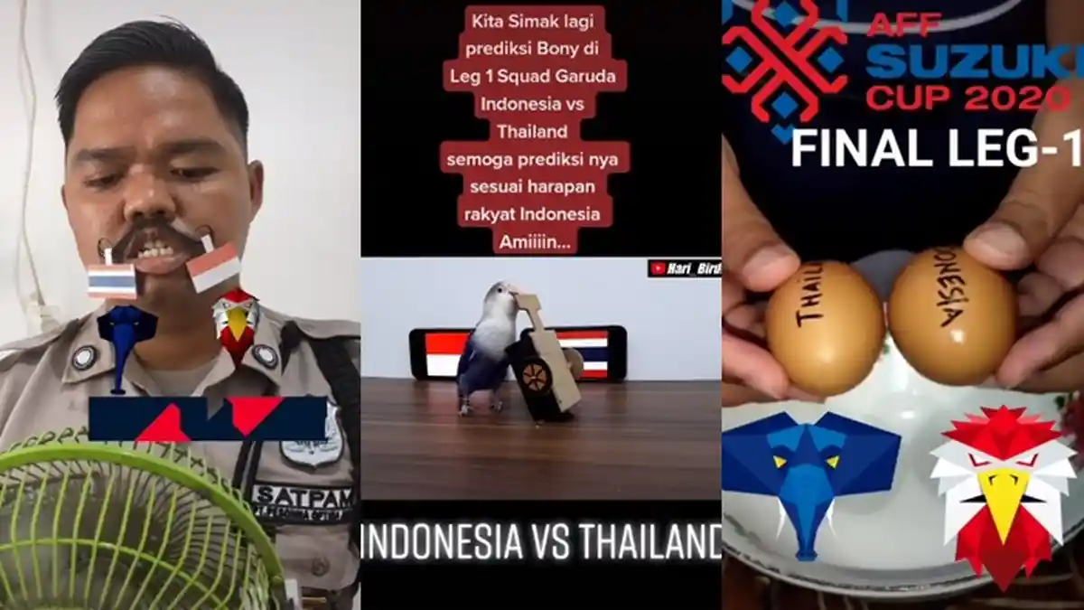 VIRAL di TikTok! 10 Video Kocak Buatan Netizen Prediksi Final Piala AFF Timnas Indonesia vs Thailand