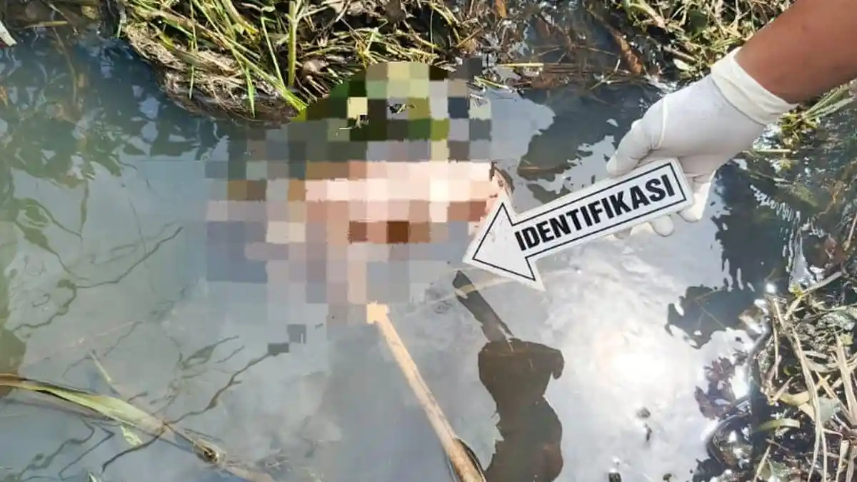 Mayat Bayi Dalam Selokan di Lembor Manggarai Barat Gegerkan Warga