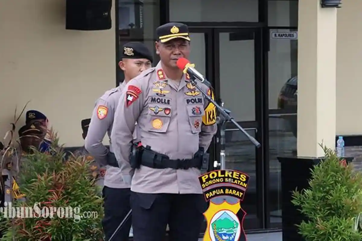 Kapolres Sorong Selatan Imbau Peserta Pawai Takbiran Tidak Konsumsi Miras