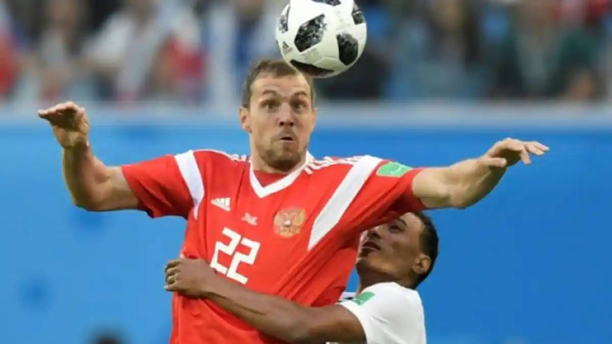 Dzyuba Penyerang Tengah Rusia Bersemangat Rayakan Kemenangan