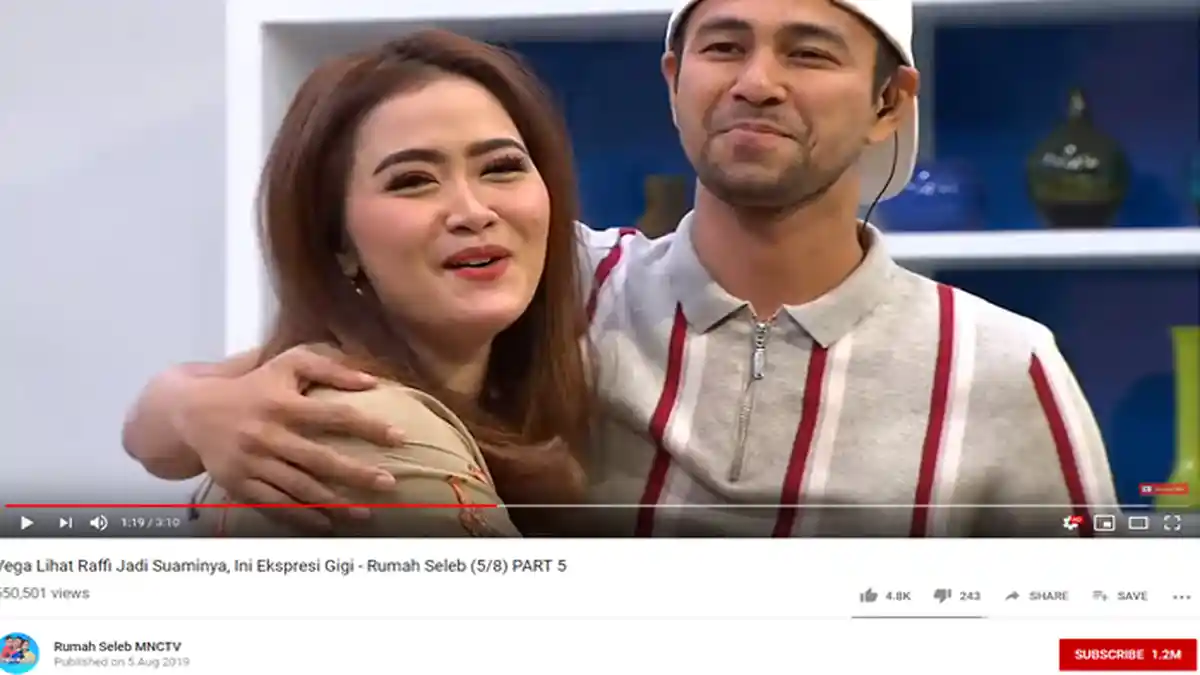 Raffi Ahmad Peluk & Belai Pipi Vega Darwanti di Depannya, Nagita Beri Sindiran Pedas: Enak Bener Ya