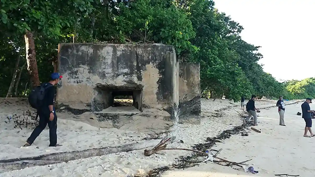 Menikmati Benteng dan Bunker Eksotis Peninggalan Jepang di Pesisir Pantai
