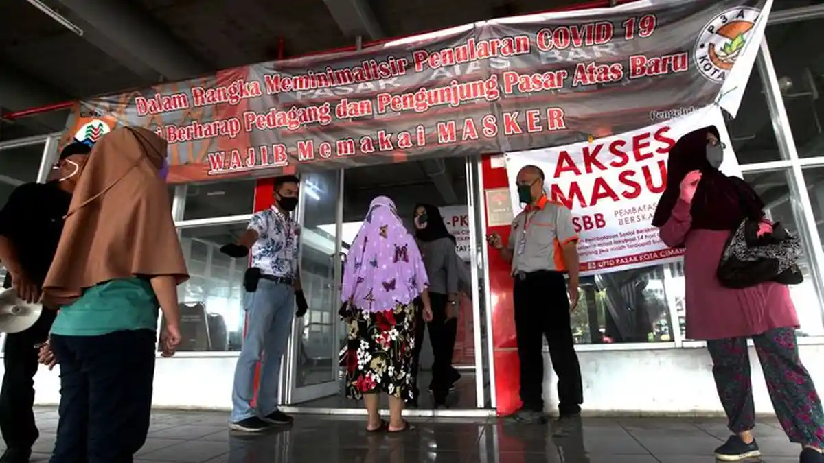 Cluster Pasar Antri Cimahi Dikhawatirkan Menyebar ke Pasar Atas, Rapid Test Langsung Digelar