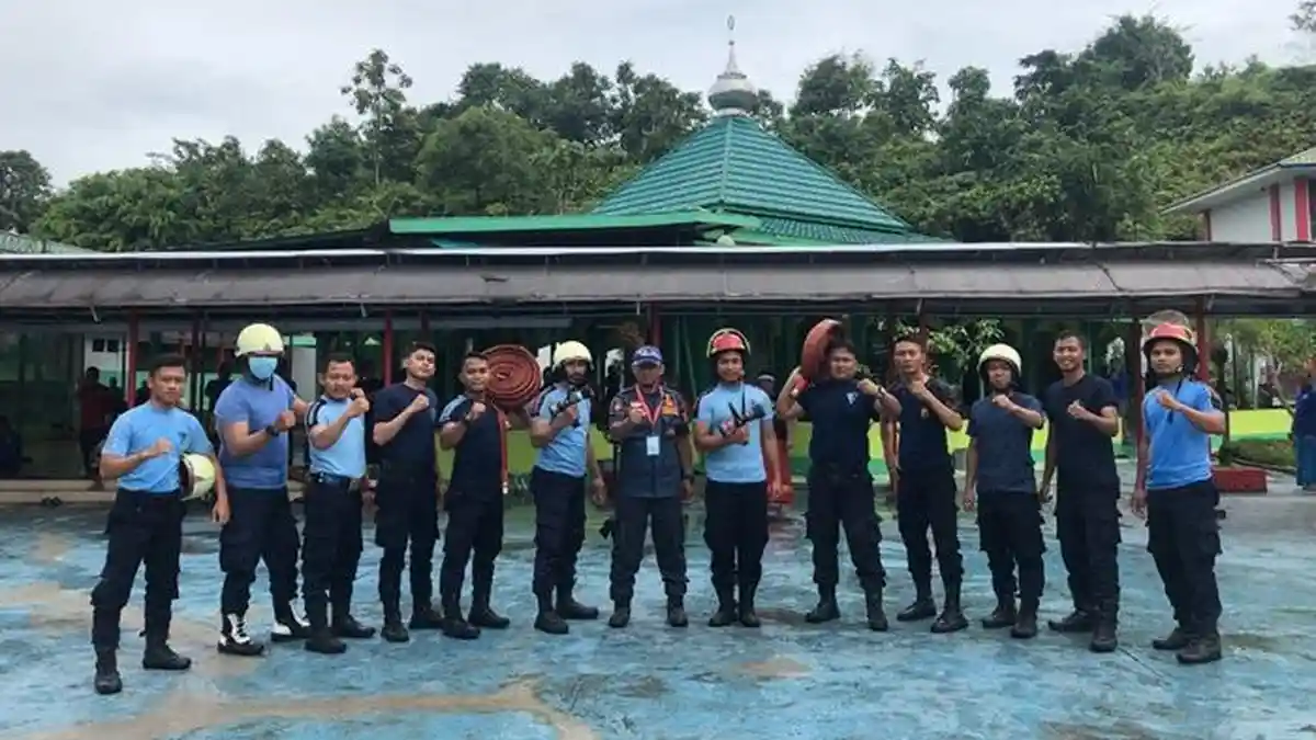 Lapas Narkotika Samarinda Ikuti Pembekalan Penanganan Kebakaran dari Damkar Samarinda