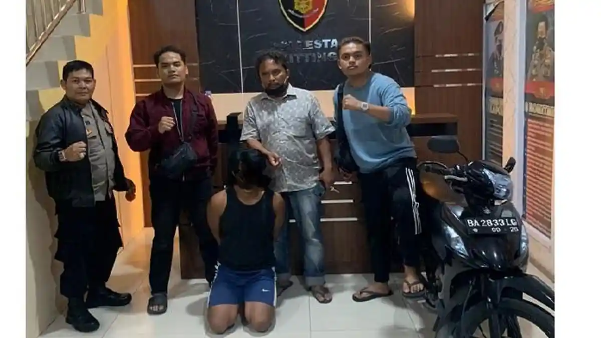 Tak Sampai Sepekan, Pelaku Pencurian Motor di Bukittinggi Ditangkap Polisi
