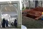 Persiapan Pemakaman Alex Noerdin di TPU Kebun Bunga Palembang, Eks Gubernur Syahrial Oesman Hadir